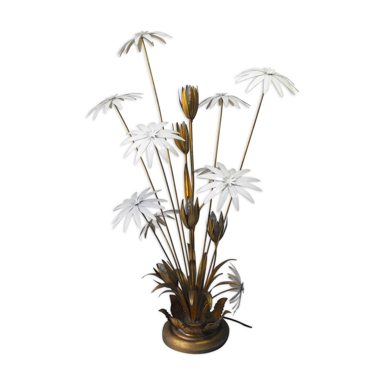 Floral lamp by Hans Kogl from the 70s.