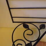 Wall coat door with mirror and storage shelf - 1960