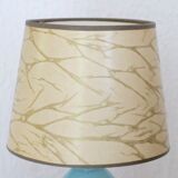 Lampe en verre bleu pâle, années 40