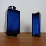Blue Japanese ceramic vases, 1960s, set of 2