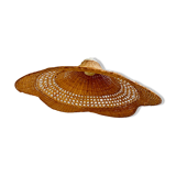 Hanging flower in wicker rattan