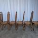 Set of 6 Mid-century Bentwood Cane Dining Chair, Thonet Style, 1970s Yugosl