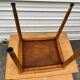 3 wooden nesting tables, 50s-60s