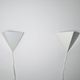 Geometric Pyramid Wall Lamps By J.J.M. Hoogervorst For Anvia Nederland, The Netherlands, 1960S