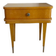 Table d'appoint chevet bout de canapé en bois clair style art déco
