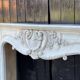 Louis XV Style Fireplace in Carrara Marble Circa 1980