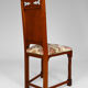 Pair of neo-Gothic chairs in Carved Walnut circa 1890