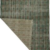 One-of-a-kind turkish handwoven vintage rug - rustic vintage charm 253x 160 cm