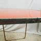 Table camping pliante orange Chantazur Lafuma années 70