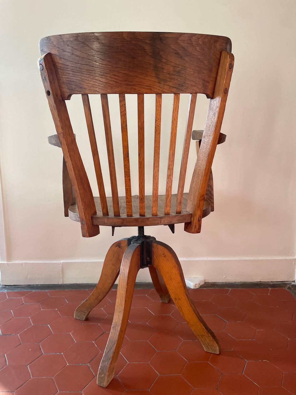 American wooden office chair