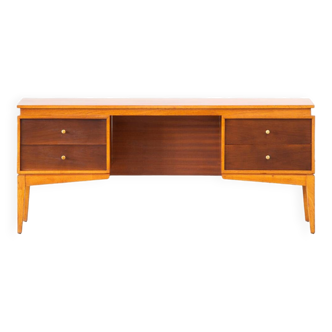 Original Vintage 1960s Peter Hayward for Uniflex Wooden desk/dressing table