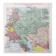Carte vintage Urss et Finlande 43x43cm de 1950