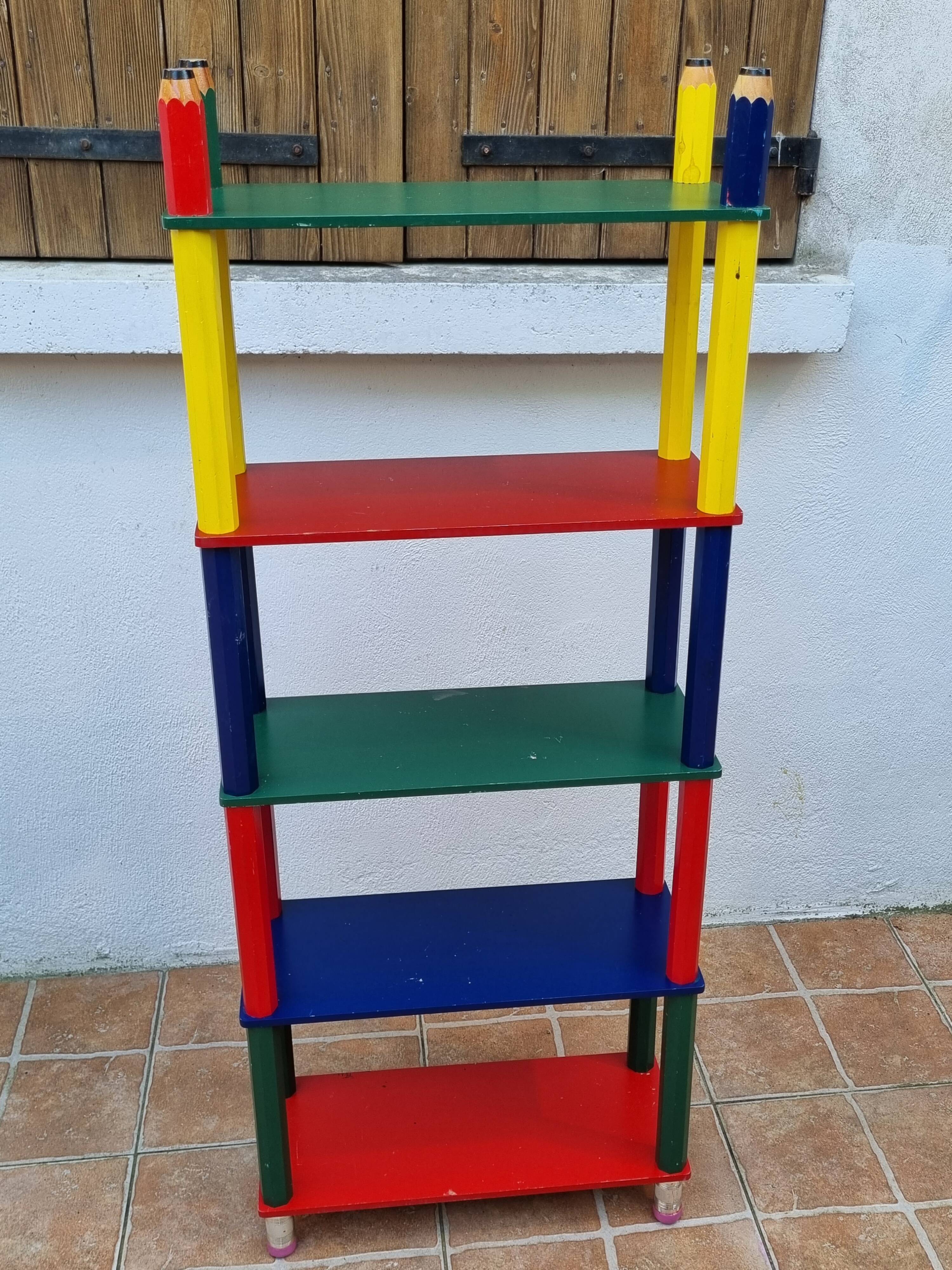 “Pencil” shelf by Pierre Sala, 1980s, 122 cm