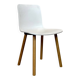 Vitra Hal Jasper Morrison, plastic and wood – white – work chair