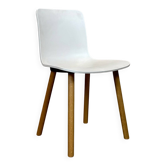Vitra Hal Jasper Morrison, plastic and wood – white – work chair