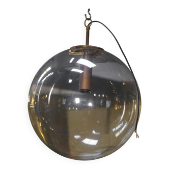 Vintage glass globe pendant lamp