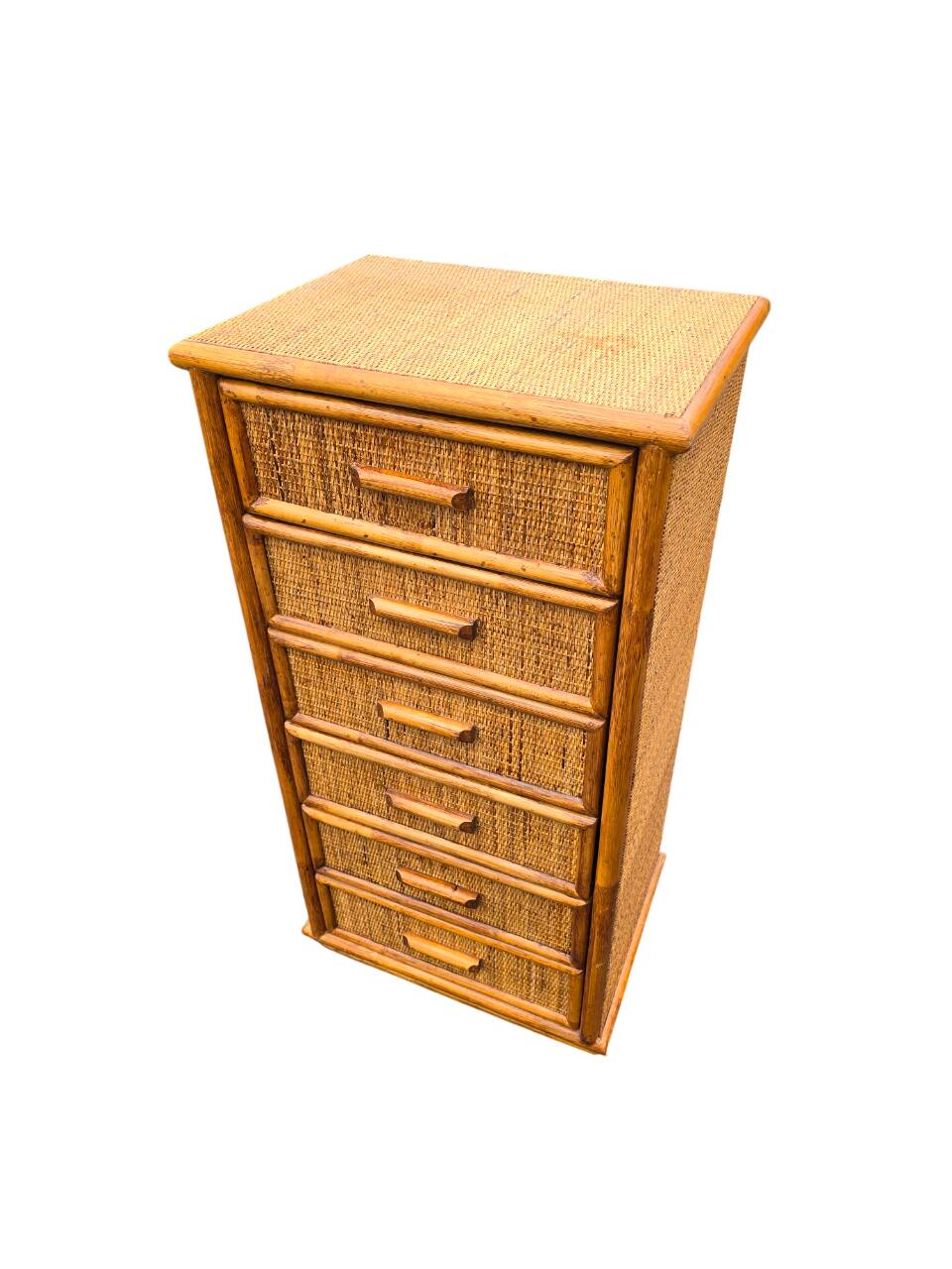 Rattan chest of drawers / chest of drawers