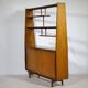 Mid-Century Highboard with Kidney Shaped Shelf in Teak, 1960s