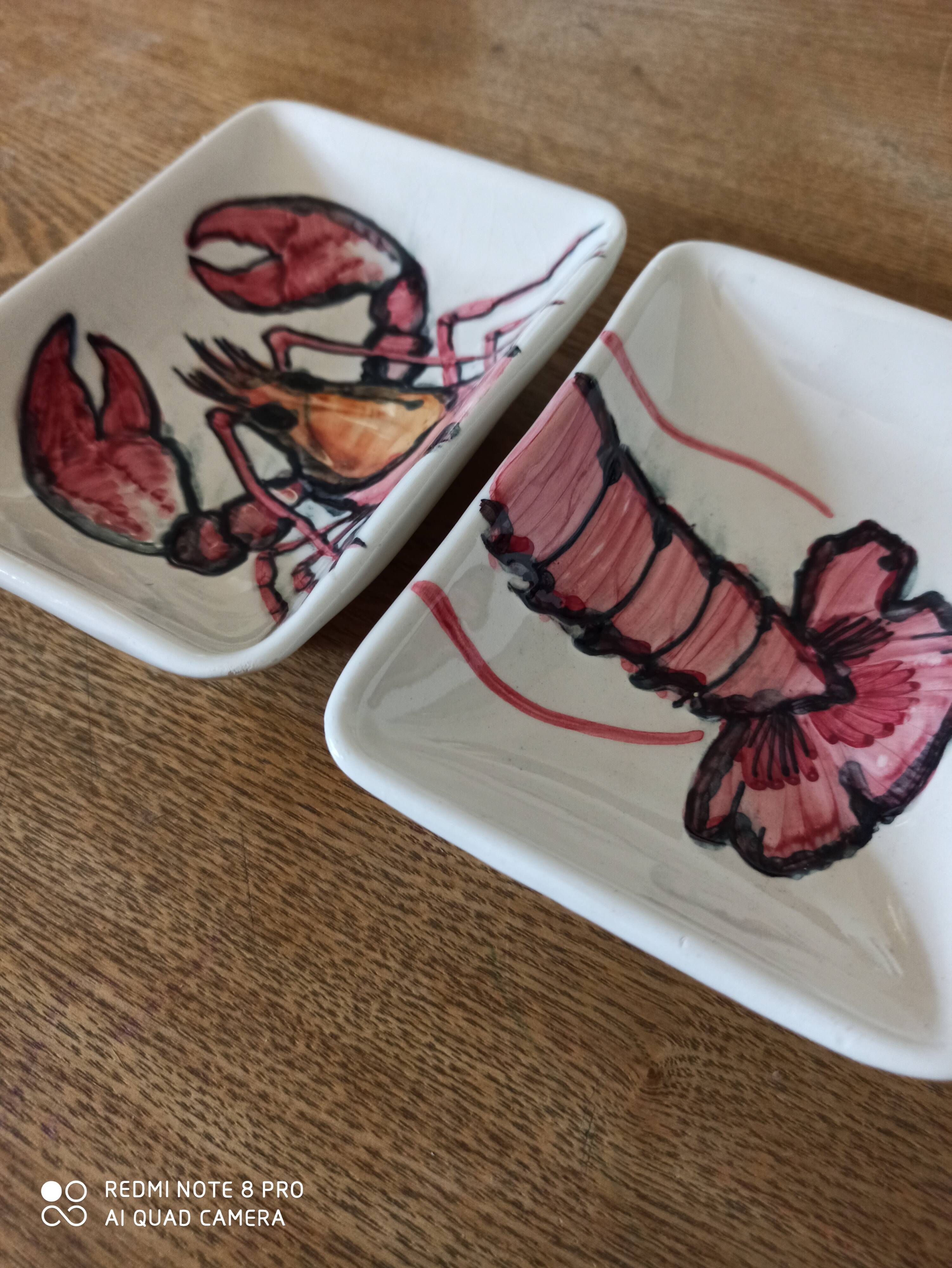 Vintage lobster ramekin