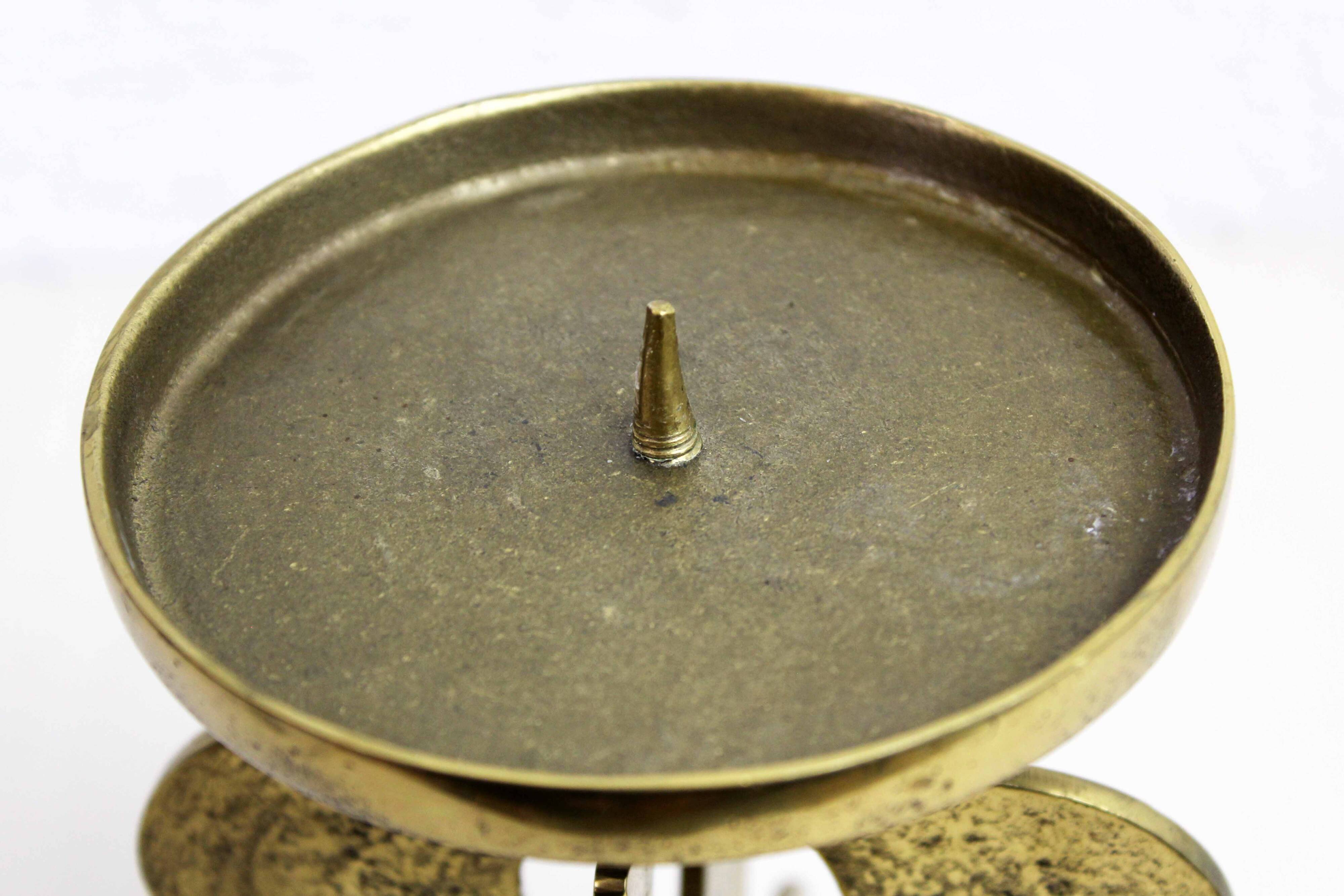 Bronze candlestick by Guiseppe Gallo 1960