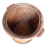 Pot cover in rattan period 1970