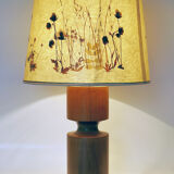Modernist natural wood lamp 1960-70
