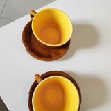 Digoin Sarreguemines Cups