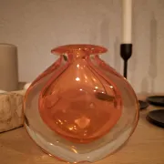 Vintage Murano glass Sommerso vase - Attributed to Flavio Poli / Se