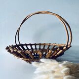 Old rattan basket