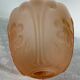 Frosted pink glass lampshade