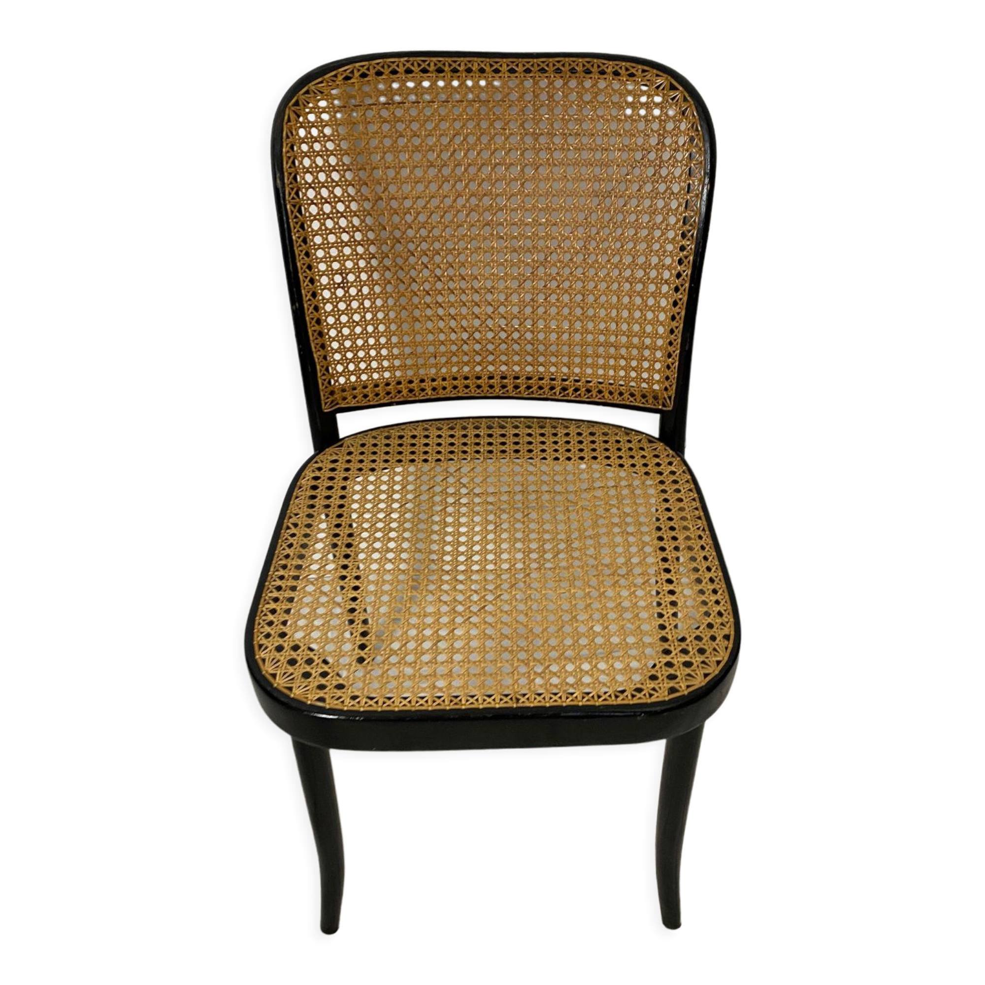 Chaise cannage et bois courbé Josef Hoffman n811
