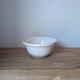White salad bowl