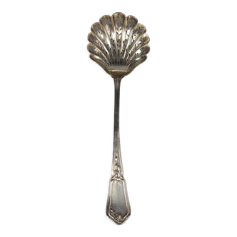 Cuillère à saupoudrer argent massif style Louis XV poinçon minerve  vers 1900 SB