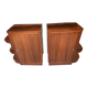 Paire de chevets Art Deco en palissandre de Rio