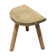 Wooden tripod stool