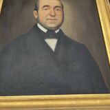 Painting Portrait of a Man – attributed to Basile Lemeunier (1852-1922), dated 18