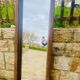 Rattan mirror