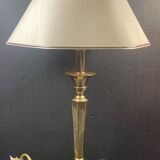designer brass lamps with its lampshade
