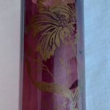 Old pink vase, Japanese art nouveau style