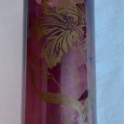 Vase vieux rose style art nouveau japonisant