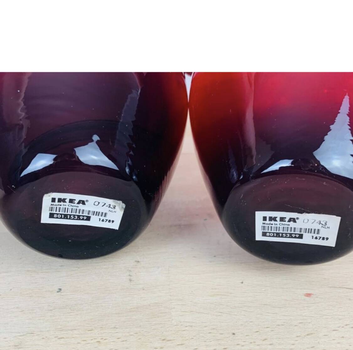 2 Scandinavian vases, Salong model, by Johanna Jelinek for IKEA