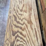 Small low buffet in pitch pine - 1940s - Sandblasted