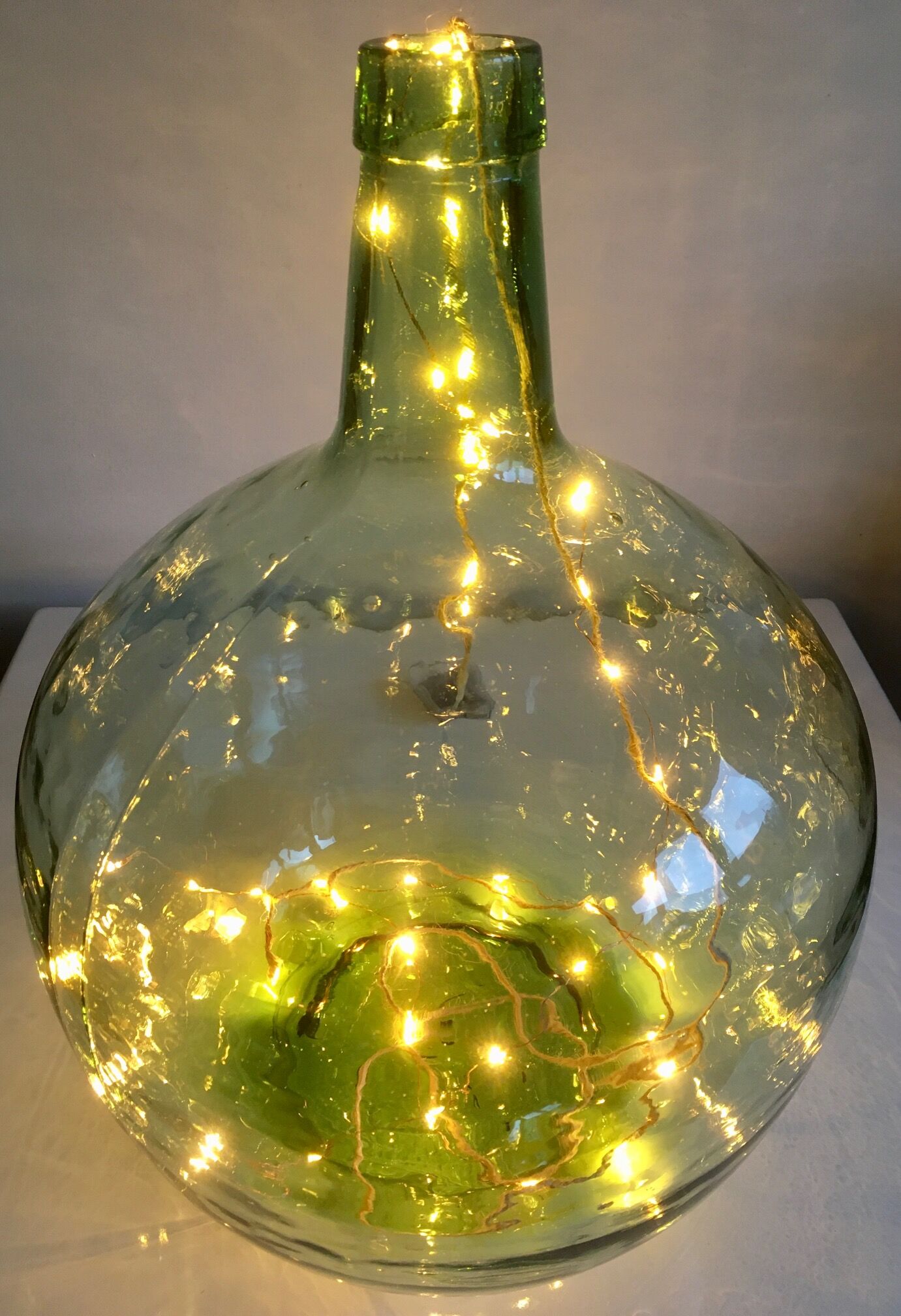 Dame-jeanne Viresa verte claire de 16L