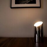 Small vintage chrome metal lamp