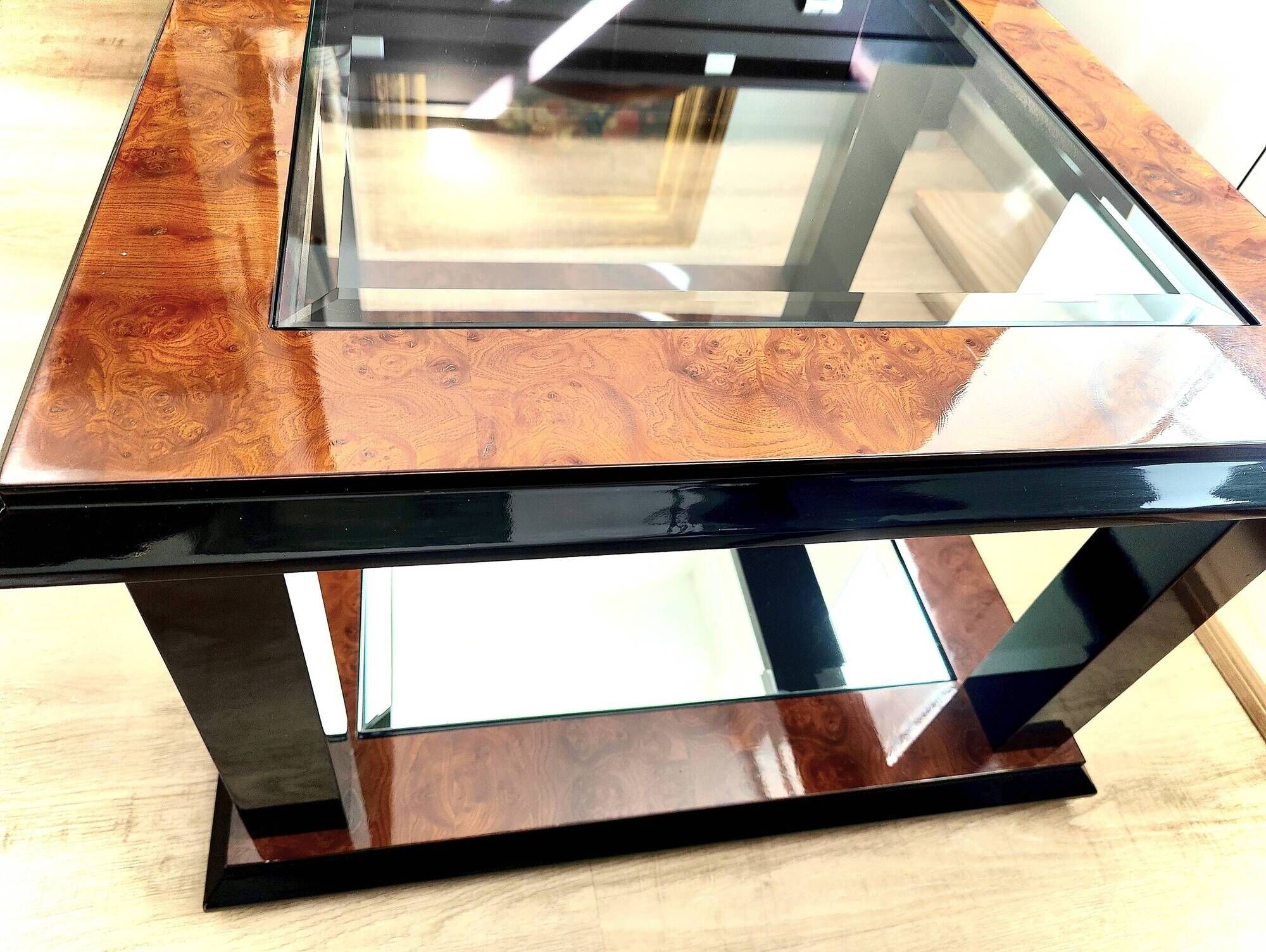 Lot de 2 tables basses style art deco