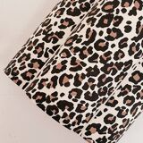 Leopard fabric applique