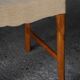 Early 20th century, set of 4 Danish Art Nouveau dining chairs, burl & velvet.