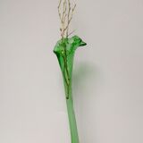 Green soliflore vase