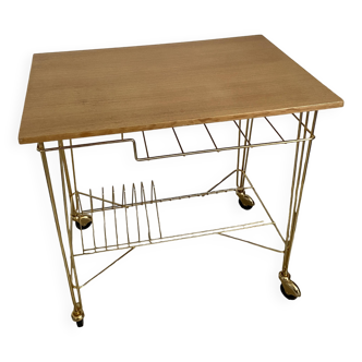 Vinyl rack trolley on wheels