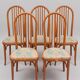 Lot of 6 kitchen chairs - Baumann "bistro" type